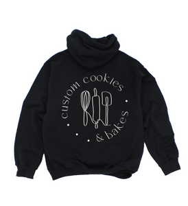 Custom Cookies & Bakes Sweatshirt w/back logo