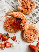Load image into Gallery viewer, Strawberry Shortcake drop cookie recipe
